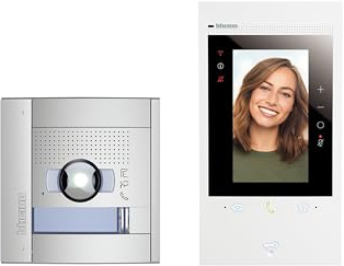 BTICINO, Flex'ONE Set Classe 300EOS con Netatmo + Sfera, primo smart internet Wi-Fi con Alexa, fotocamera a colori ottimizzata, touch screen da 5, app Home+Security, tecnologia a 2 fili, 363518