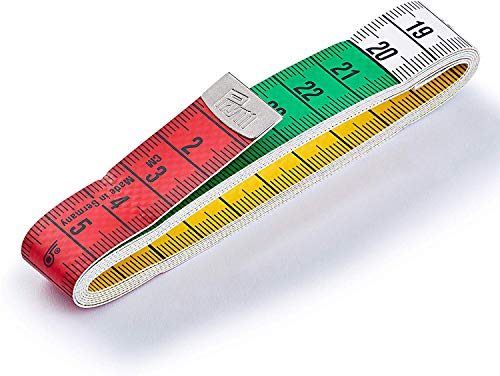 Prym Maßband Color 150 cm/60 inch 282 122, Gelb, Farbige Dezimeter-zonen