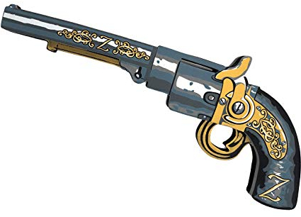 Liontouch 16008LT Z-Bandit Pistol | Skumgummi Leksak För barn För Låtsaslek