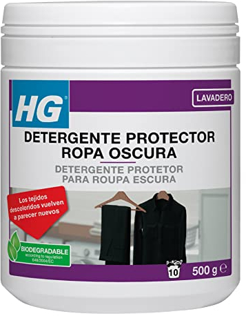 HG Detergente Protector de Color Especial para Ropa Oscura, Evita que la Ropa Negra Se Decolore - 10 Lavados
