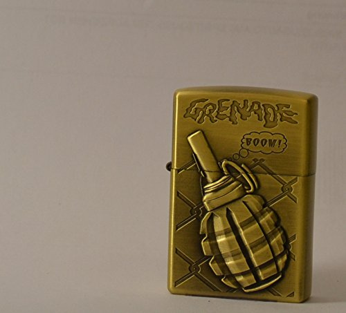 TEMPESTA ACCENDINO - ACCENDINO A BENZINA - 1 WK - 2 WK - IMPOSTARE - BOOM! - GRANATA (F25)