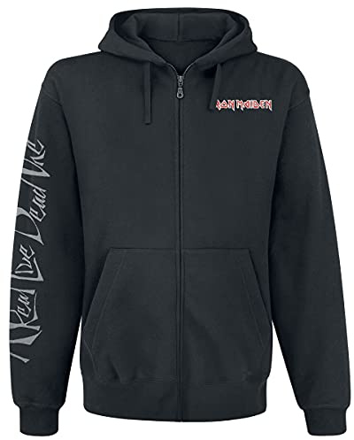 Iron Maiden A Real Live/Dead One Homme Sweat-Shirt zippé à Capuche Noir