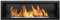 Nice-House S-Line 3D Bioethanol Fireplace 120 x 40 cm with Glass. 1200 x 400 mm Bio Ethanol Fireplace Wall Matte Black with Wide Burner