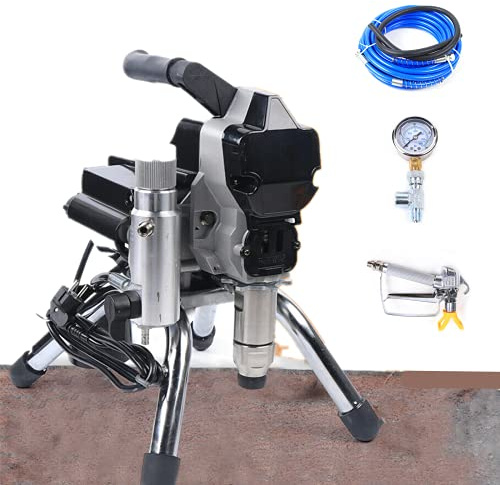 OUKANING Airless Farbsprühsystem 3000PSI Hochdruck Farbsprühgerät 2200W Farbspritzgerät Spritzgerät Wandfarbe Spritzpistole Spritzmaschine Airless Spritzlackiermaschine