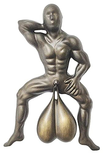 Jsmhh Türklopfer Männer Kreative Lustige Kugeln Tür Ring Hängende Türklingel Anhänger Klopfende Ornamente Home Dekoration Hardware Zubehör für Tür Wand