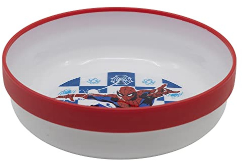 Stor Spider-man - Ciotola per bambini riutilizzabile bicolore con fondo antiscivolo