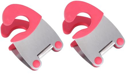 HEMOTON 2 Pièces Repose-Louche Cuillère De Cuisine Repose-Cuillère En Acier Inoxydable Porte- De Température Supports Métalliques Petit Repose-Cuillère Repose-Ustensile Pour Pot