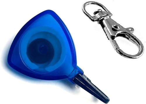 Waizmann.IDeaS® 20x Skipasshalter Karabiner Skipassjojo Jojo Zipper Ausweishalter ECKIG mit CLIP Skipass Liftkarte Snowboard Ski Bekleidung Wintersport