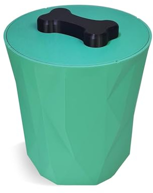 CrocketBox - Contenitore crocchette per cani e gatti, prodotto in Francia, ermetico, anti odore, APIE (verde)