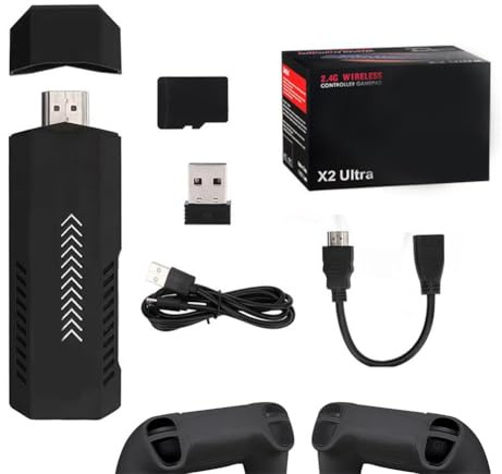 X2 Ultra Game Stick 4K 2.4G Controller Support 1-2 Player High Definition Retro Games