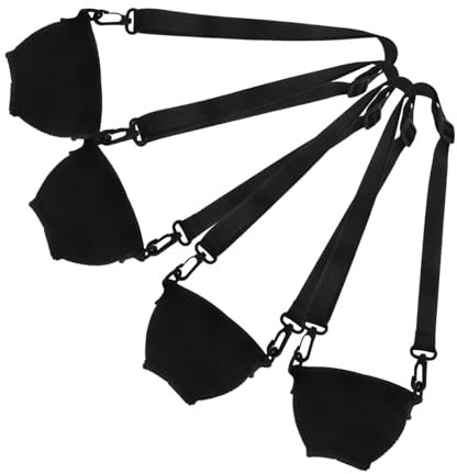 CAXUSD 4piezas Colgador Copas Vino Aislantes Correa Ajustable Soporte Copas Funda Neopreno Para Fiestas