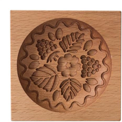 Backform Aus Holzbackform D-IY Model Backform Herzform Keksformen, Cookie-Stempel Plätzchen-Ausstecher -Model-Backform Cookie Cutter Für Kekse