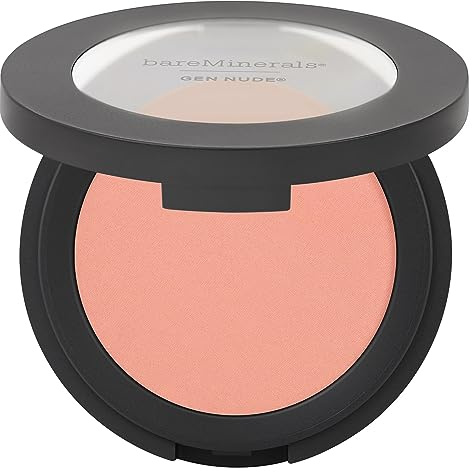 bareMinerals Gen Nude Powder Blush, Pretty in Pink, Vegan, Cruelty-Free & Dermatologist-Tested