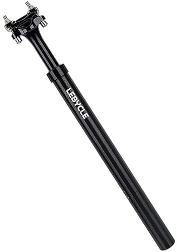 ZHAOQIN SattelstüTze MTB Bike Aluminium Legierung 400MM Stoßdämpfer Sattelstütze Einstellbare Federung Sattelstütze Reise 50MM SattelstüTze 27.2(27.2mmX400mm)