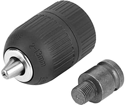 NZBZKKNBCP Chuck de Taladro sin Llave de 2 a 13 mm 1/2-20 for 1/2 Adaptador de Mandril for la Llave de Impacto Taladro de conversión Portabrocas