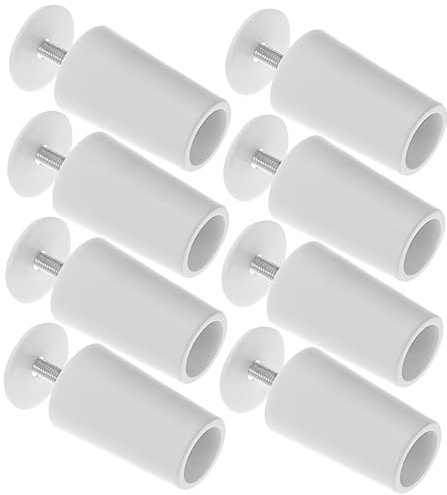 Hemobllo 8pcs White Roller Shutters Stop Replacement Buffers Plastic Blind Parts Window Stoppers for Furniture Fittings Easy Install and Compact Design Suitable for Blinds