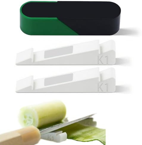 JYNXOR Affettaverdure Portatile in Acciaio, Outil de Coupe Ultra-fin pour Fruits et Légumes - 1 mm D'épaisseur, per Patate Carote Cetrioli