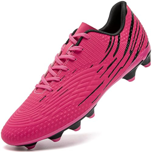 DimaiGlobal Botas de Fútbol Hombre Zapatos de Fútbol con Tacos Altos para Césped Natural e Indoor Antideslizantes para Entrenamiento y Fútbol Sala Zapatillas de Fútbol