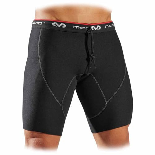 McDavid Neopreno Short, Unisex Adulto, Negro, XL