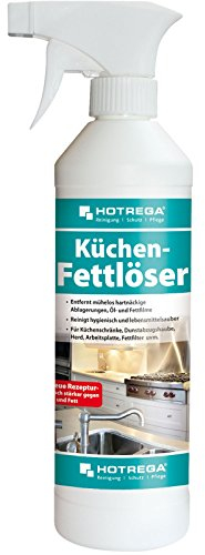 HOTREGA Küchen Fettlöser mühelos Öl und Fett Flecken entfernen Küchenreiniger Küchen Entfetter 500ml