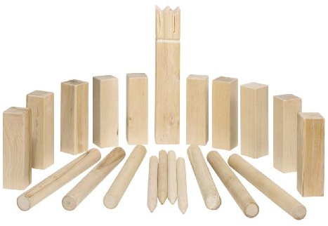 KUBB 56875 Wikingerspiel 21teilig, im Baumwollbeutel