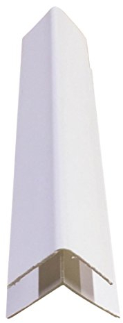 DBS White 8mm External Corner Trim 2.6m PVC Bathroom Cladding Shower Wall Panels