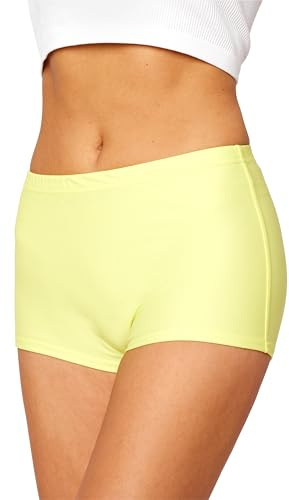 Merry Style Shorts Bañadores Deportivos para Mujer Trajes de Baño Shorts de Natación Bikini para Playa Piscina Deporte Bragas Modelo L23L1 (Amarillo (1195), 36)