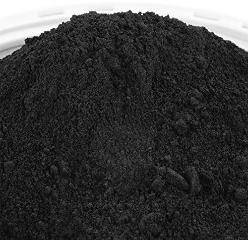 @tec Premium Pigmentpulver, Eisenoxid, Oxidfarbe - 25kg Sack Farbpigmente/Trockenfarbe für Beton + Wandfarbe/Tolle Akzente im Haus und Garten/Pigmentfarbe: Anthrazit