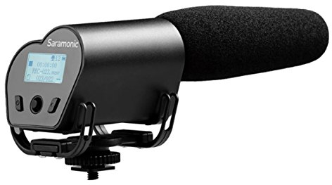 Saramonic VMIC Recorder Super-Cardioid Video Microphone with Built-in Audio Recorder for DSLR Cameras