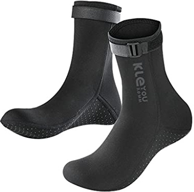 Summshall 3mm Neoprensocken für Damen und Herren, Warm Halten Neopren Socken Anti-Rutsch-Sohle Neoprensocken Langlebigkeit Wattsocken für Wassersport