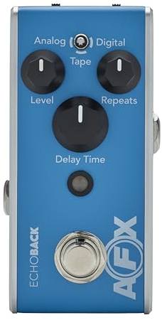 FISHMAN AFX EchoBack-Pedal, Mini Delay Pedal, blau
