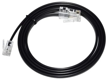 Cavo di PROLUNGA RJ11 6P4C TO RJ45 8P8C for Modem ETHERNET ADSL Dati Telefono Patch Banda Larga CONNESSIONE Internet BT AD Alta velocità (Size : 1M)