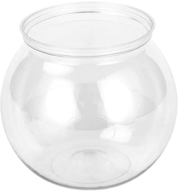 Kunststoff-Fischschalen, rund, 4 Größen, unzerbrechlich, transparent, für Fische, Süßigkeiten, Ornament, Halter, Hedera-Schale