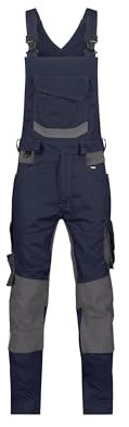 DASSY® Tronix Stretch-Arbeitslatzhose mit Kniepolstertaschen - Größe 64 - NACHTBLAU/ANTHRAZITGRAU