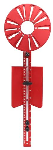 Fresadora, Soporte de Fresado, Plantilla de Gabinete 3 en 1 para Corte Circular, Herramienta Universal para Carpintería con Construcción de Aleación de Aluminio Mejorada, Base