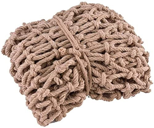 Outdoor-Sicherheitsnetz für Kinder und Pflanzen, langlebiges Seilnetz für Geländer, LKW, Fracht und Gartenzaun, Dekoration, 1 x 6 m