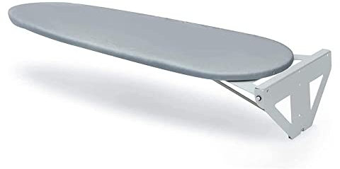 WJFTODAY Planche à Repasser Murale compacte, Planche à Repasser Pliable, Plaque de fixatipliable, Plaque de Fixation Murale Rabattable avec Protection résistante à la Chaleur pour Le Linge Domestique