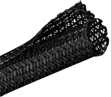 AMENGJ Guaina per Cavi Elettrici 1/3M Guaina Auto Chiudi Intrecciato Pet Isolare Cavo Calzino Tubo Telaio Diviso for Tubo Linea Organizzatore Wire Wrap Protezione(Inner Diameter 38MM_3.0M)
