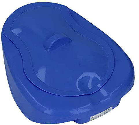 Padella, Padelle per Letti per Femmine Anziane Versamento della Padella da Letto di Canottiere Padelle da Letto per Letti per Anziani per Anziani Legati Adulti (blu scuro)