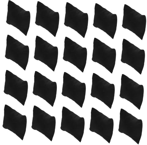 NUOBESTY Set da 20 Cuscini per Espositore Bracciali Nero, Cuscinetto per Braccialetti e Bangles per Vetrine Gioielleria e Protezione da Graffi