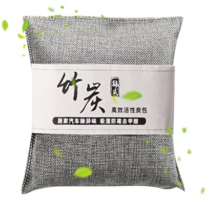 Bolsas De Carbón Activado Absorbente De Olores - Purificadora De Aire De Carbón De Bambú De 500 G, Desodorante De Coche Absorbente De Humedad Natural, Ambientador De Armario Sin Fragancia, Purif