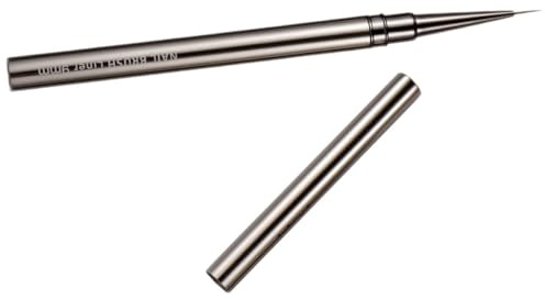 Veemoon Pinceau Liner pour Nail Art 9mm Manche Métal Stylo à Ongles Précis pour Décoration Ongles et Dessin Fines Lignes Salon Manucure Domestique Matériel Onglerie Professionnel