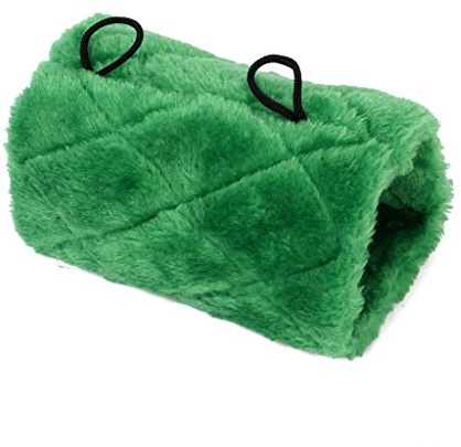 Uccello da Appendere, Gabbia, Peluche, Tenda da Coccole, Letto Giocattolo, Verde S