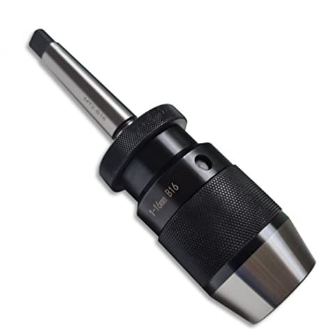 DIAMWOOD - Mandrin Auto-Serre D. 1,5 à 16 Mm - Emmanchement CM2 Cône Morse Pour Tour à Bois et Métal - Haute Précision, Montage Rapide, Capacité B16