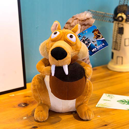 LYH2019 Funny Cute Animal Doll Ice Age 3 Scrat Squirrel Stuffed Plush Toy Gift 27Cm