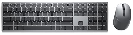 Dell Premier Kabellose Tastatur und Maus für mehrere Geräte — KM7321W — Französisch (AZERTY), Schwarz