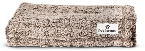 Pet Parents Premium Pet Blanket - Water Resistant, Perfect for Crates, Calming, Large, Medium, Small Dogs & Puppies - Color: Chocolate, Size: 32x40