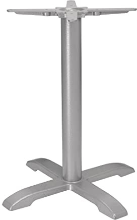 Bolero Heavy Duty Cast Iron Table Base | Grey | Bar Dining Clubs Restaurant Cafes Pubs | Dimensions: 611(W)x720(H)mm | FT028