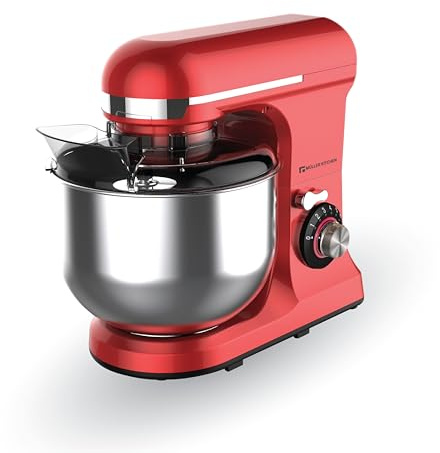 Müller Kitchen MK-6039 Robot de cocina 7L (incluye batidor, gancho para amasar y gancho para agitar, cubierta para el polvo)