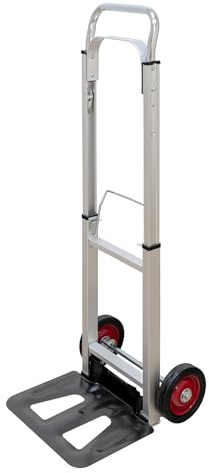 Klappbare Sackkarre aus Aluminium, 90 kg.
